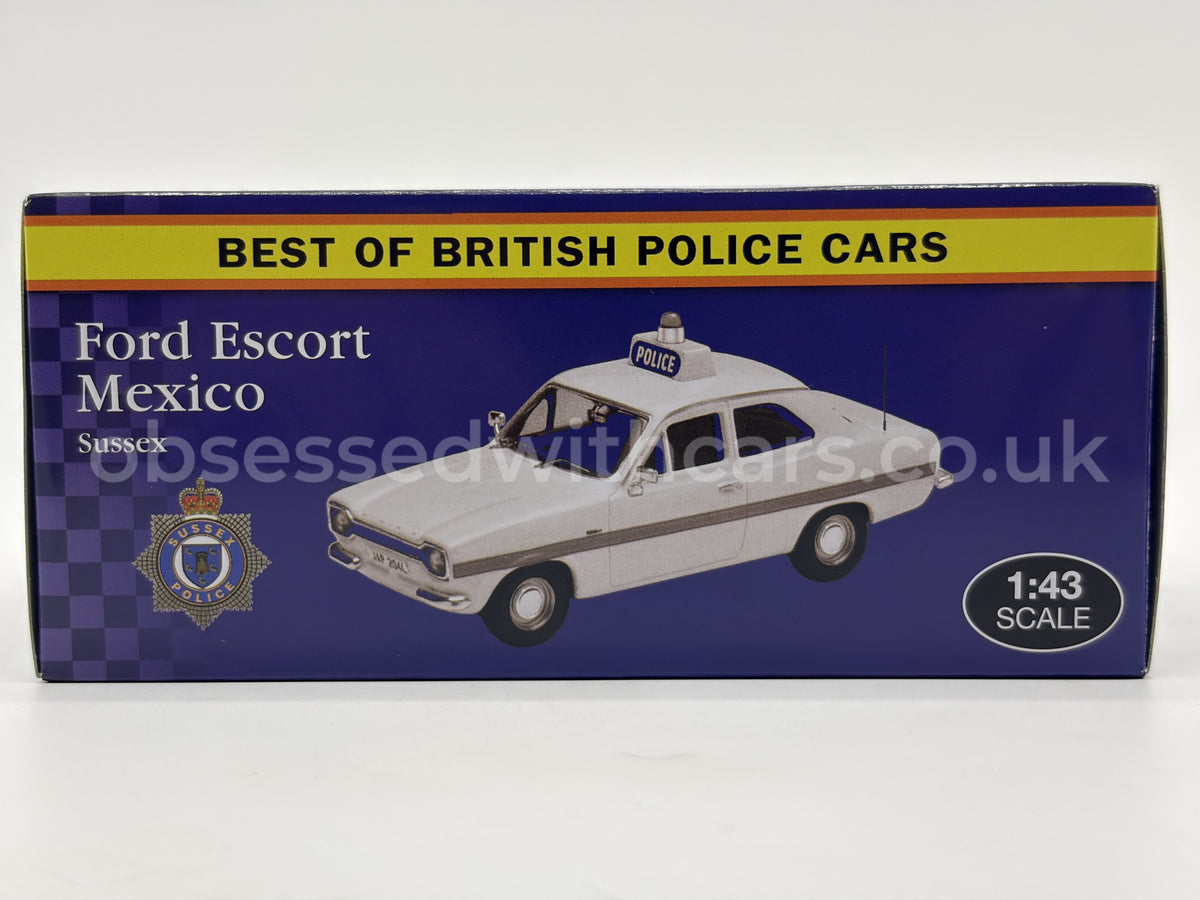 1/43 1973 Ford Escort Mexico - Sussex Police | Model Police Car