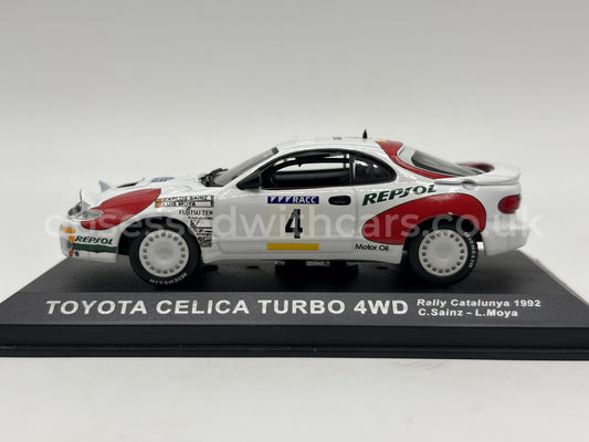 1/43 1992 Toyota Celica Turbo 4WD - Rally Catalunya - Sainz / Moya | Model Rally Car