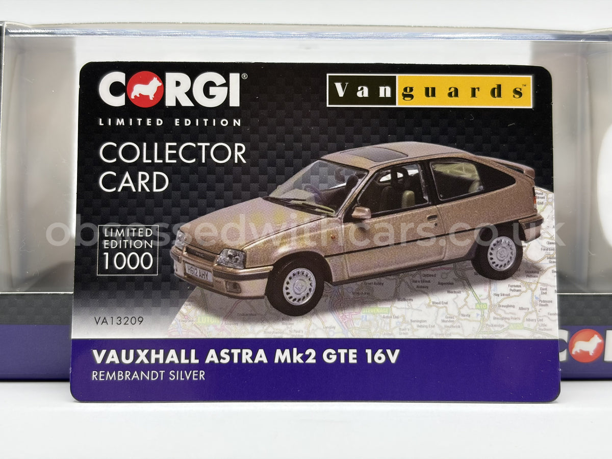 1/43 1990 Vauxhall Astra MK2 GTE 16V - Rembrandt Silver - Corgi Vanguards | Model Car