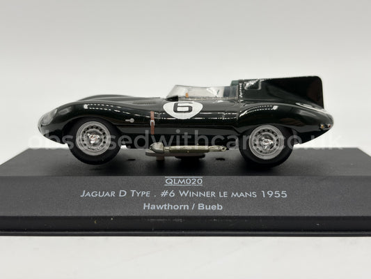 1/43 1955 Jaguar D-Type - Hawthorn / Bueb - Quartzo | Model Le Mans Car
