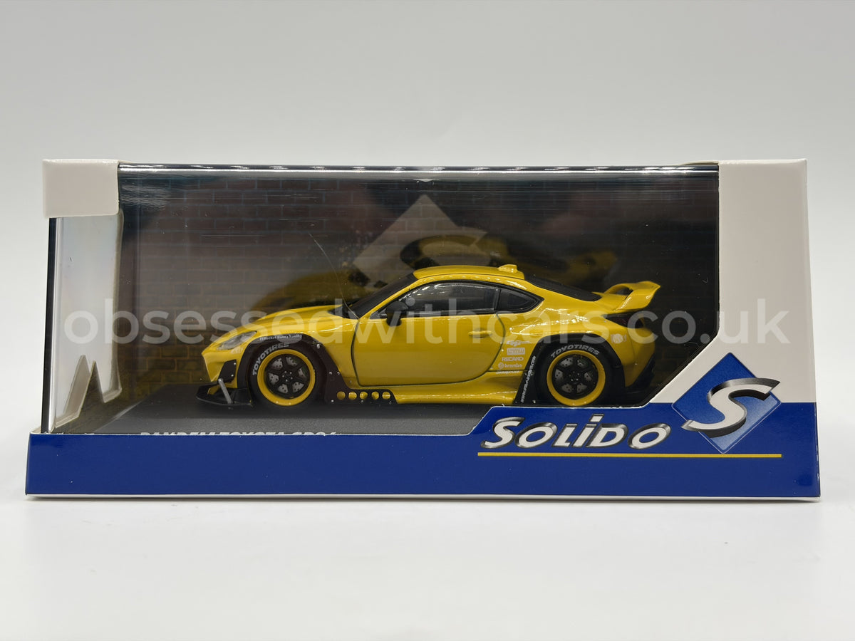 1/43 2022 Pandem Toyota GR86 Rocket Bunny - Yellow - Solido