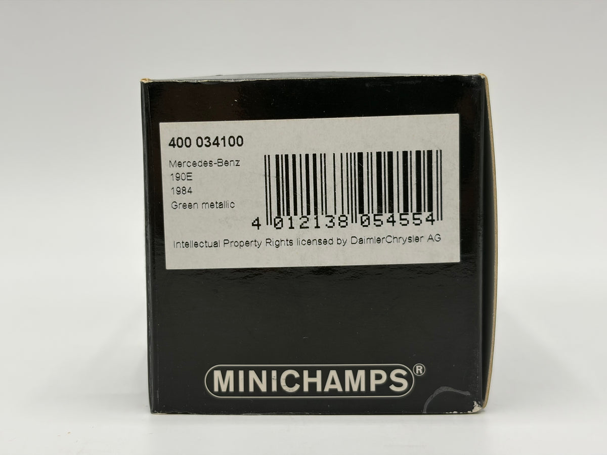 1/43 1984 Mercedes 190E - Cypress Green - Minichamps | Model Car