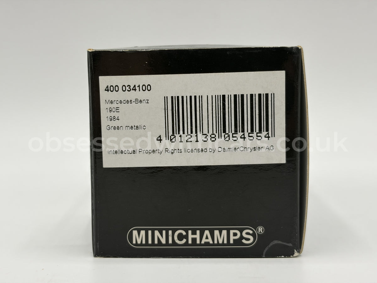 1/43 1984 Mercedes 190E - Cypress Green - Minichamps | Model Car