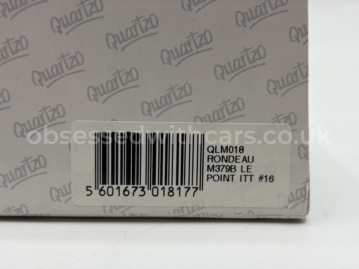 1/43 1980 Rondeau M379B - Jaussaud / Rondeau - Quartzo | Model Le Mans Car