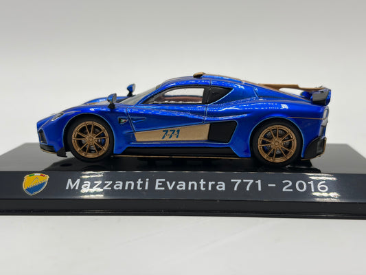 1/43 2016 Mazzanti Evantra 771 | Model Car | Supercar Collection