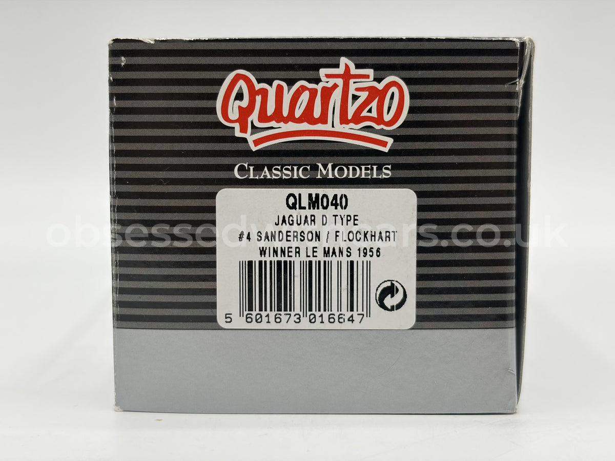 1/43 1956 Jaguar D-Type - Sanderson / Flockhart - Quartzo | Model Le Mans Car