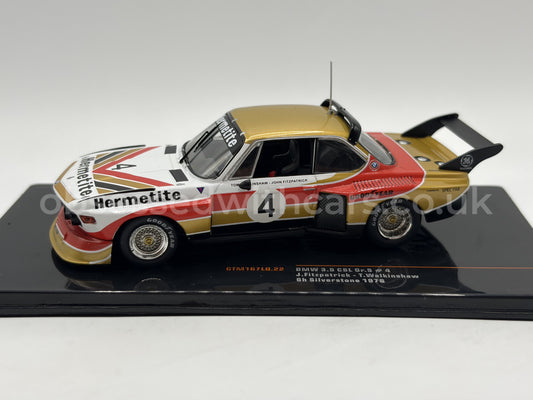 1/43 1976 BMW 3.5 CSL Gr.5 - 6h Silverstone - Fitzpatrick / Walkinshaw | Model Car