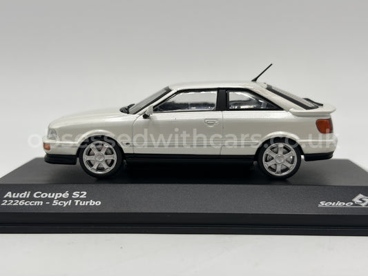 1/43 1992 Audi S2 Coupe - Pearl White - Solido | Model Car