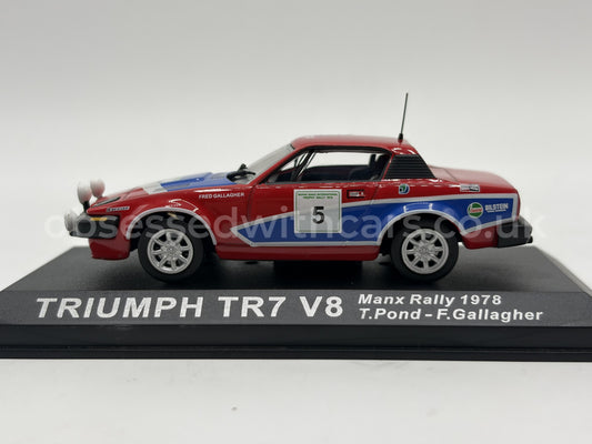 1/43 1978 Triumph TR7 V8 - Manx Rally - Pond / Gallagher | Model Rally Car
