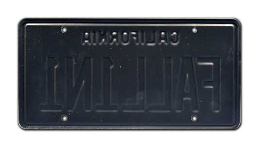 FALL1N1 - Lucifer - Lucifer's Corvette | License Plate