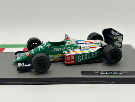 1/43 1986 Benetton B186 - Gerhard Berger | Model F1 Car