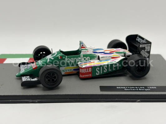 1/43 1986 Benetton B186 - Gerhard Berger | Model F1 Car