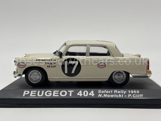 1/43 1968 Peugeot 404 - Safari Rally - Nowicki / Cliff | Model Rally Car