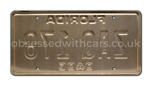 ZAQ 178 - Miami Vice - Crockett's Ferrari Daytona | License Plate