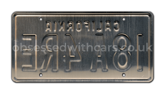 I8A 4RE - 90210 - Steve's Corvette | License Plate