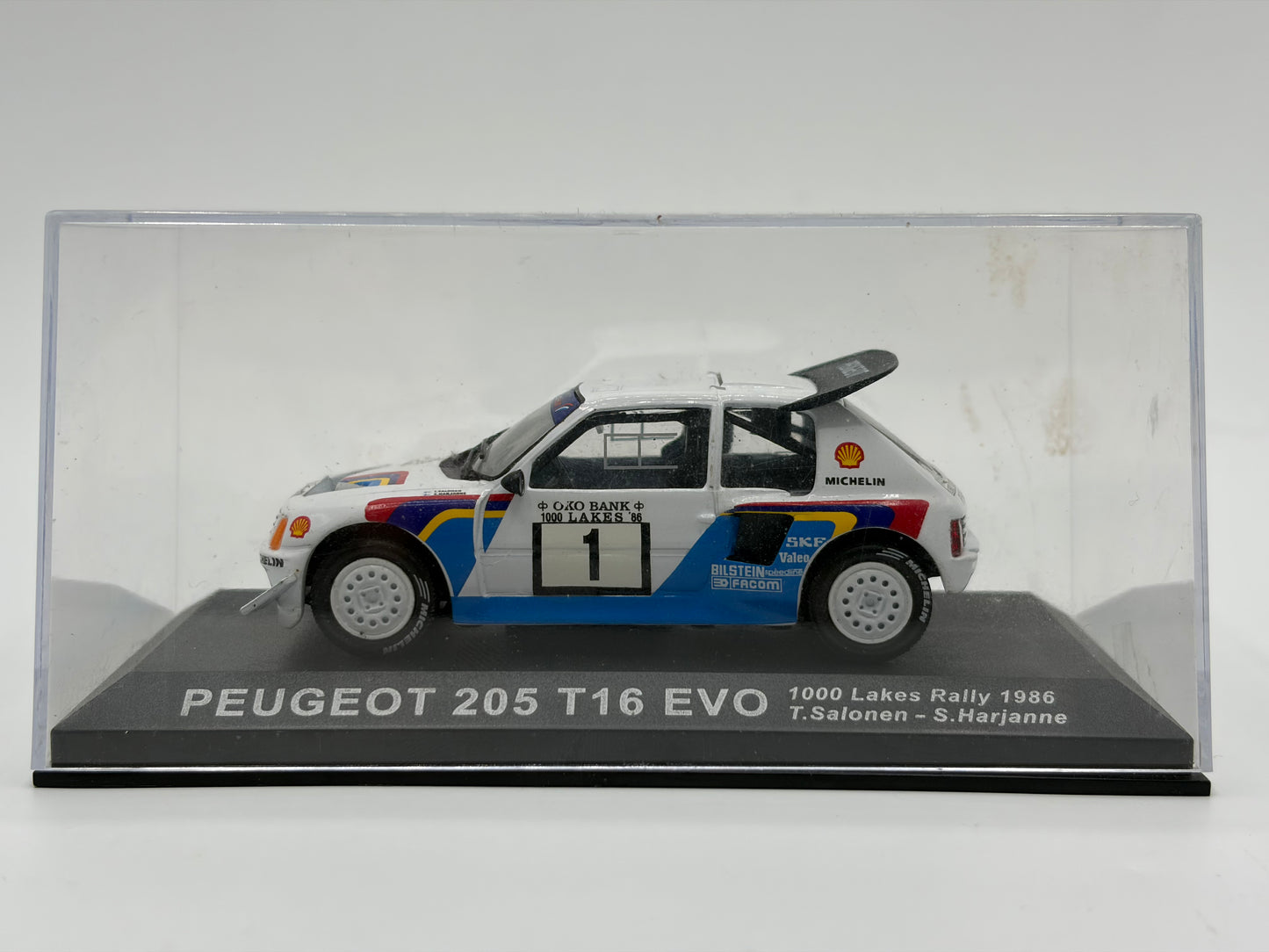 1/43 1986 Peugeot 205 T16 Evo - 1000 Lakes Rally - Salonen / Harjanne | Model Rally Car
