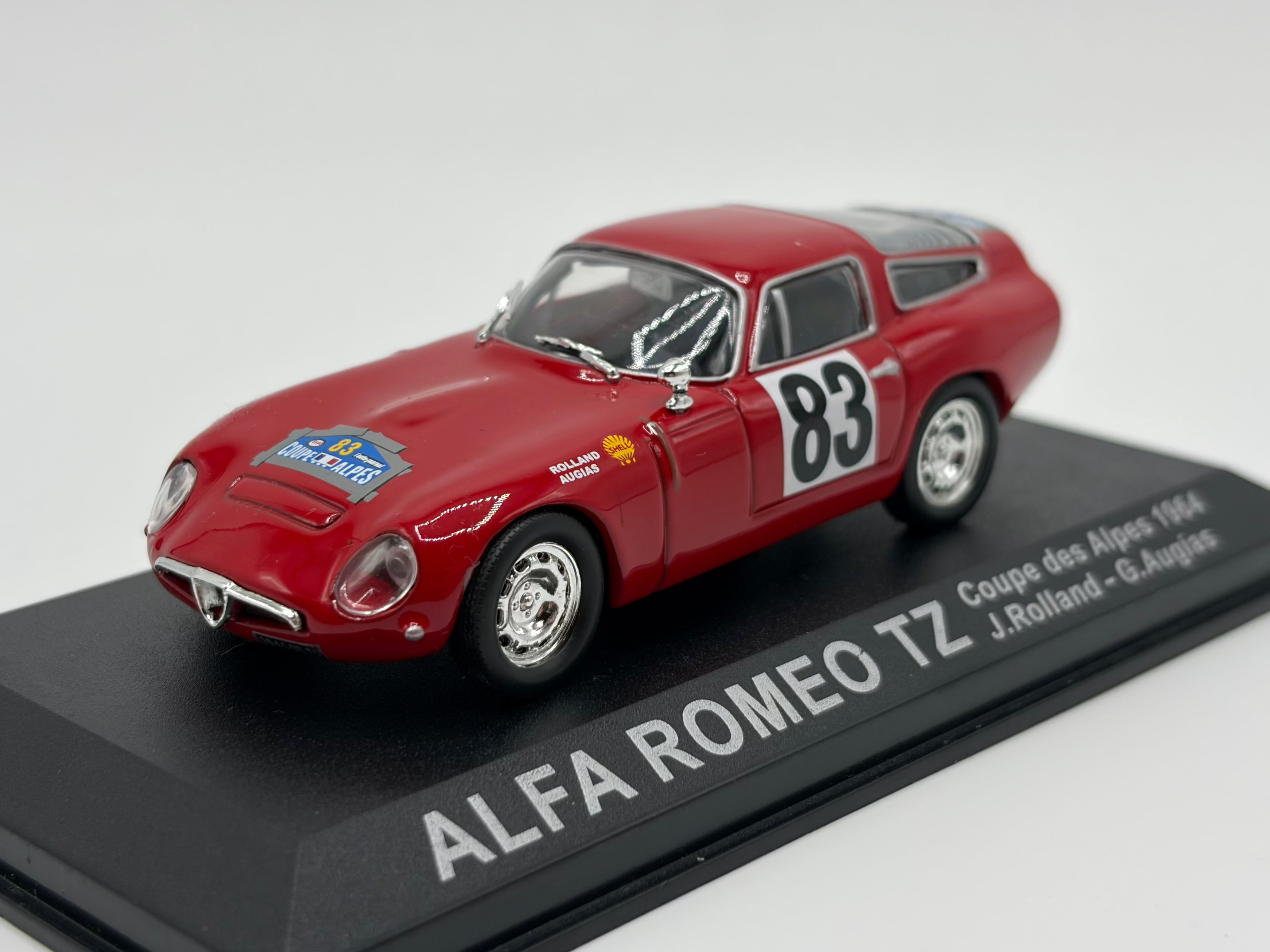 アルファロメオ TZ 1964 Coupe des Alpes 1/43 1/43 1964 Alfa Romeo TZ - Coupe des Alpes - Rolland / Augias