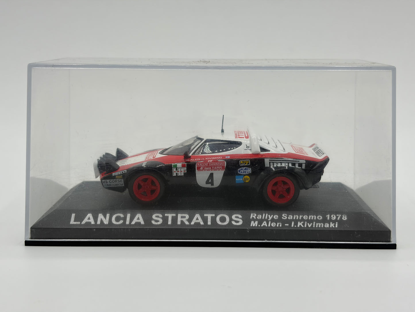 1/43 1978 Lancia Stratos - Sanremo Rally - Alen / Kivimaki | Model Rally Car