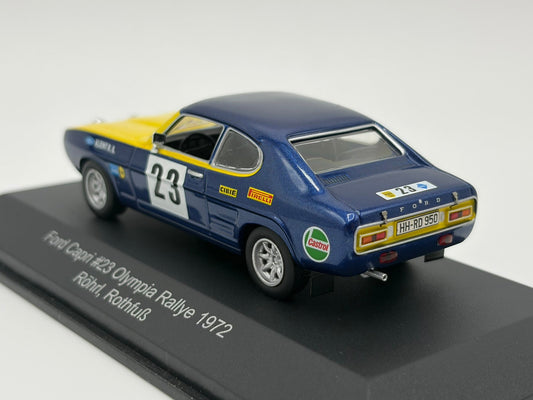 1/43 1972 Ford Capri 2600 RS - Olympia Rally - Röhrl / Rothfuß - CMR | Model Rally Car