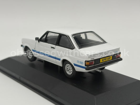 1/43 1975 Ford Escort RS1800 - Diamond White | Corgi Vanguards | Model Car