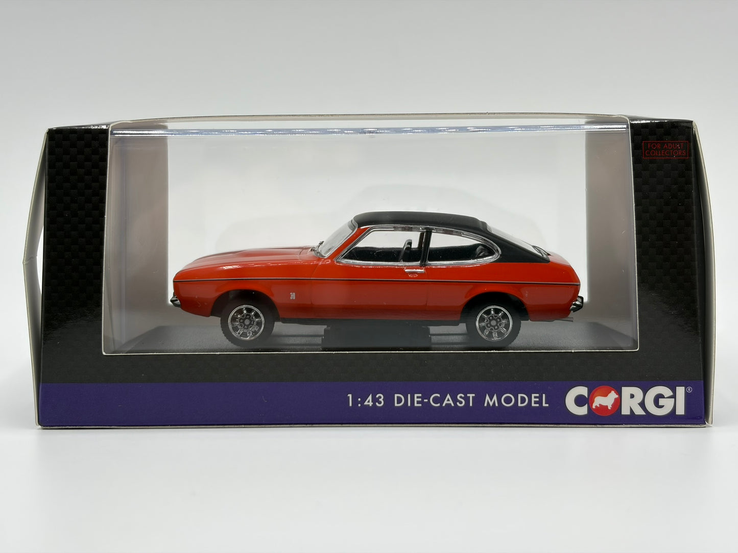 1/43 1974 Ford Capri 3.0 Ghia Mk2 - Corgi Vanguards | Model Car