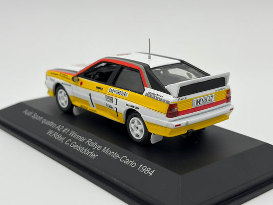 1/43 1984 Audi Quattro A2 - Monte Carlo Rally - Rohrl / Geistdorfer - CMR | Model Rally Car