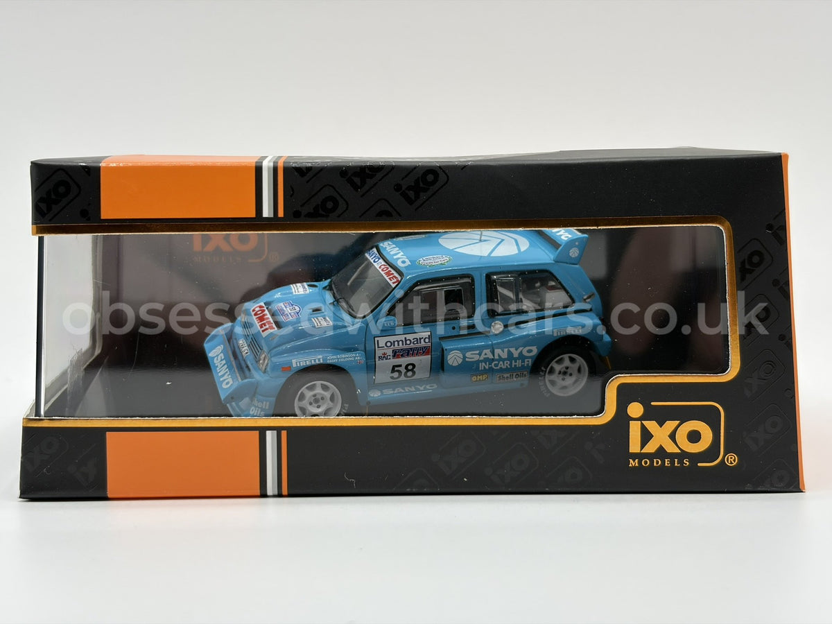 1/43 1986 MG Metro 6R4 - Fielding / Robinson - IXO | Model Rally Car