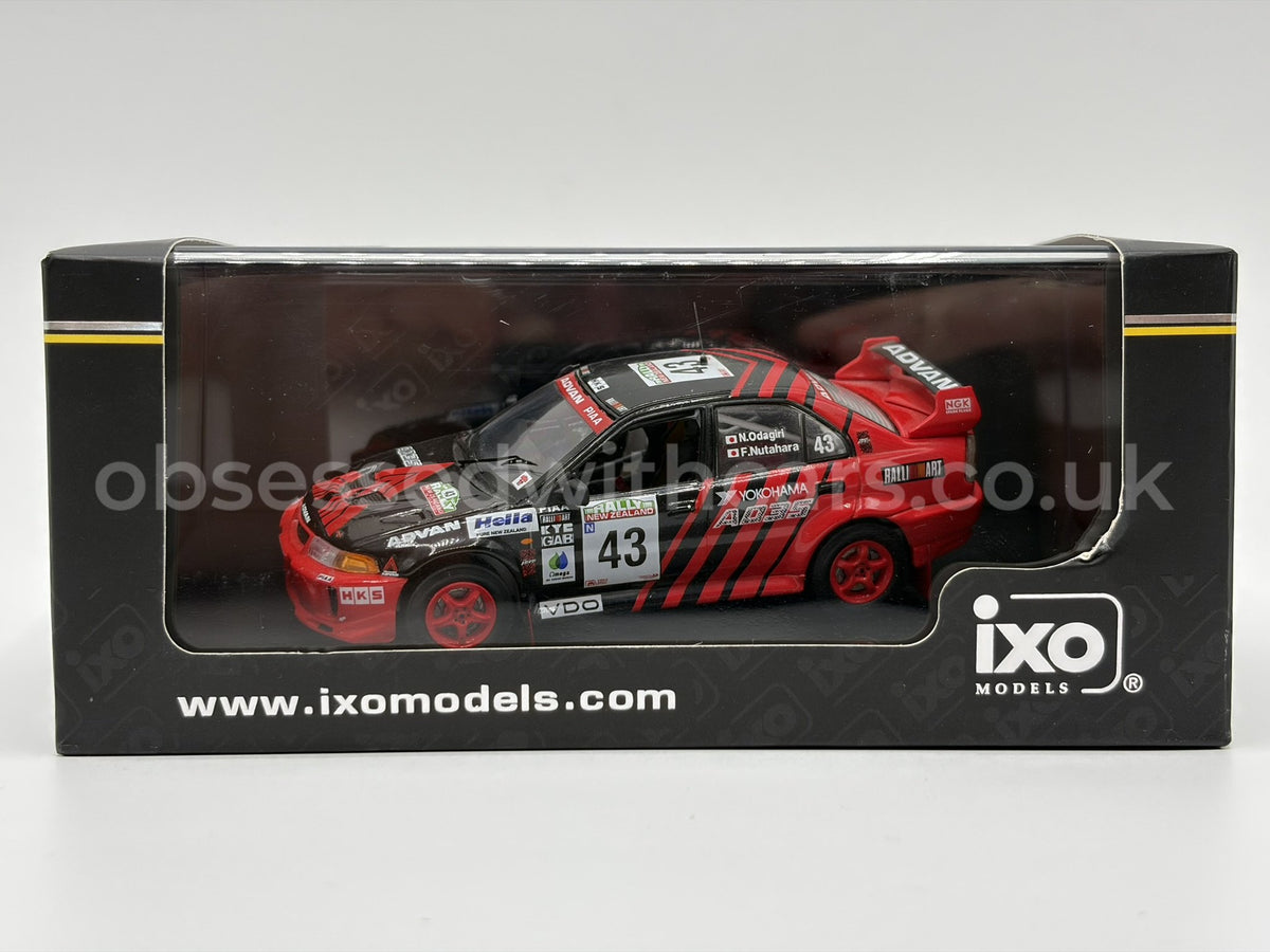 1/43 1999 Mitsubishi Lancer Evo V - New Zealand Rally - Nutahara / Odagiri | Model Rally Car