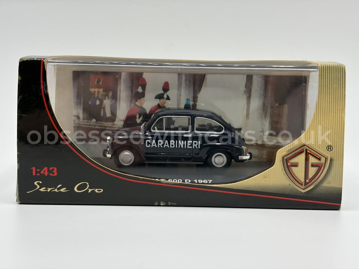 1/43 1967 Fiat 600 D - Carabinieri | Model Police Car