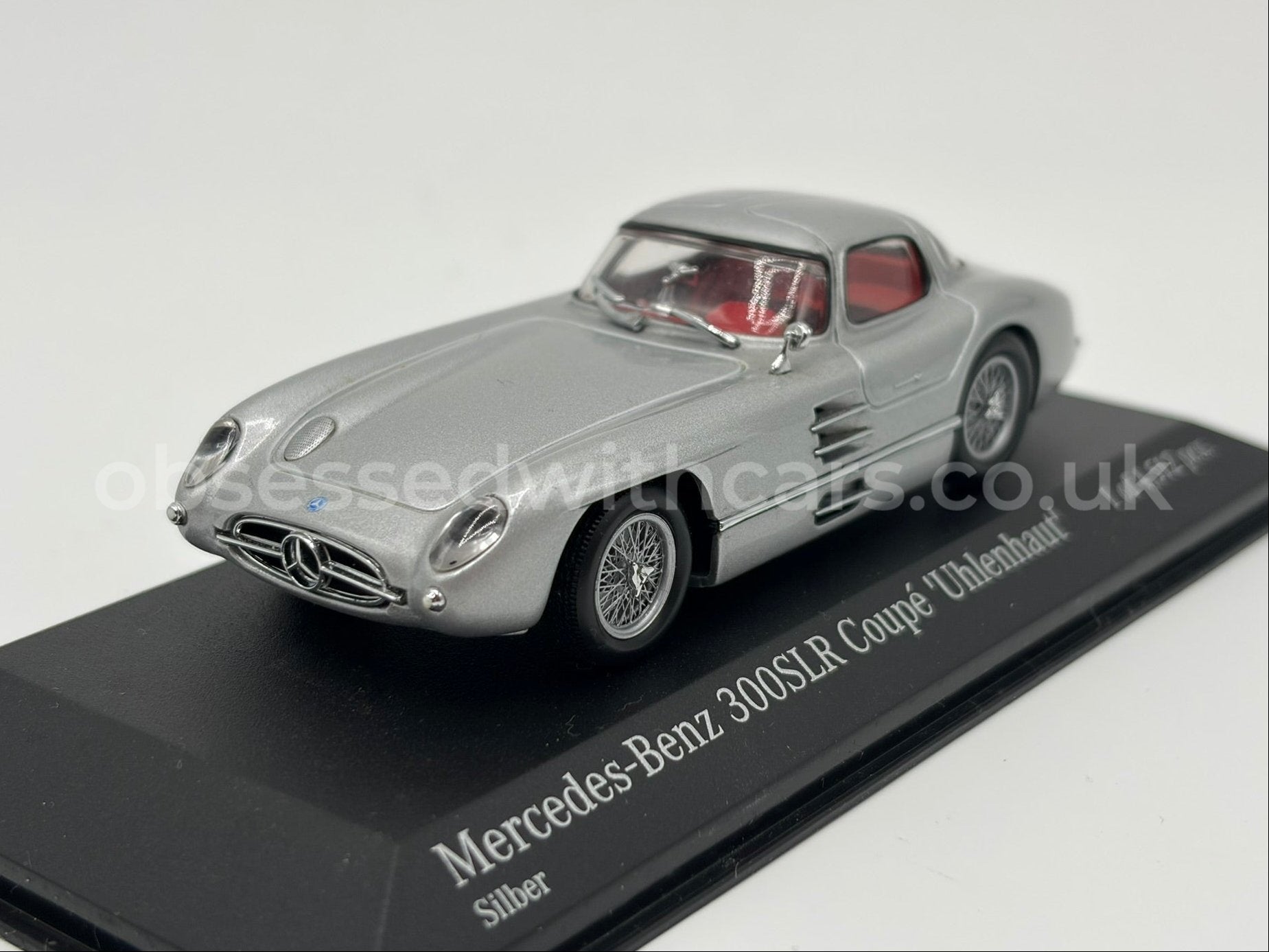 1/43 1956 Mercedes-Benz 300SLR Uhlenhaut Coupe - Minichamps