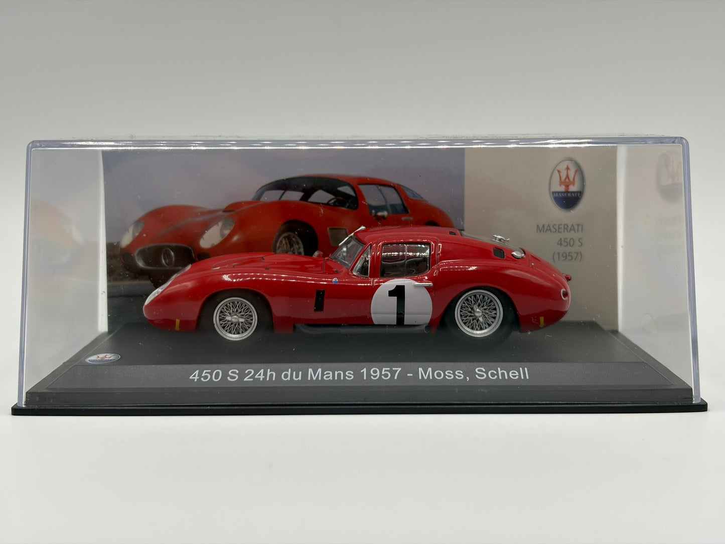 1/43 1957 Maserati 450S - Moss / Schell | Model Le Mans Car