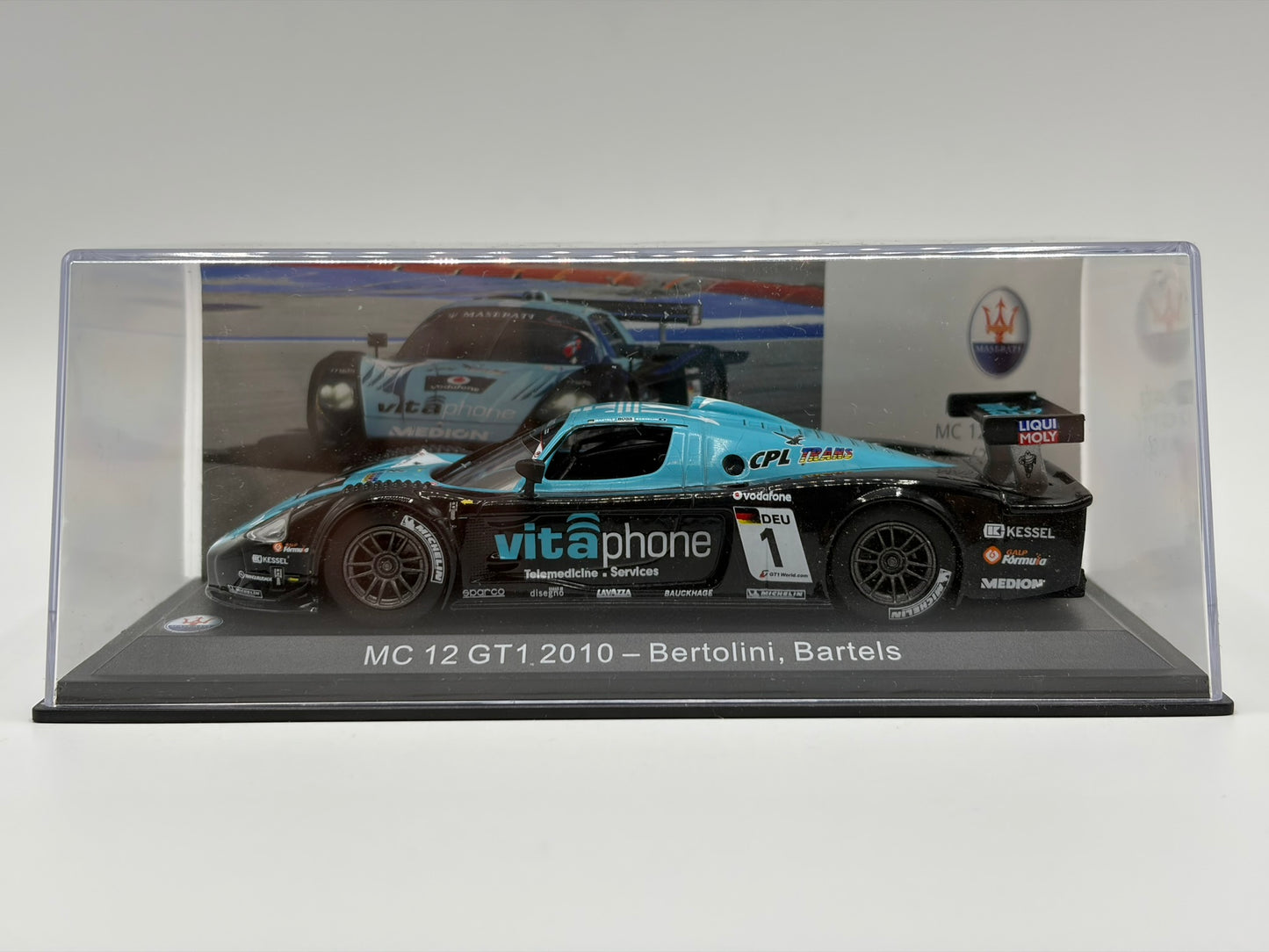 1/43 2010 Maserati MC12 GT1 - FIA GT - Bertolini / Bartels | Model Car