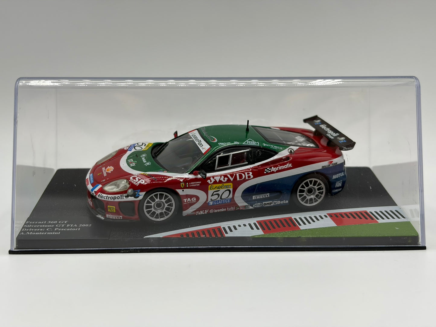 1/43 2002 Ferrari 360 GT - FIA GT Silverstone - Pescatori / Montermini | Model Car