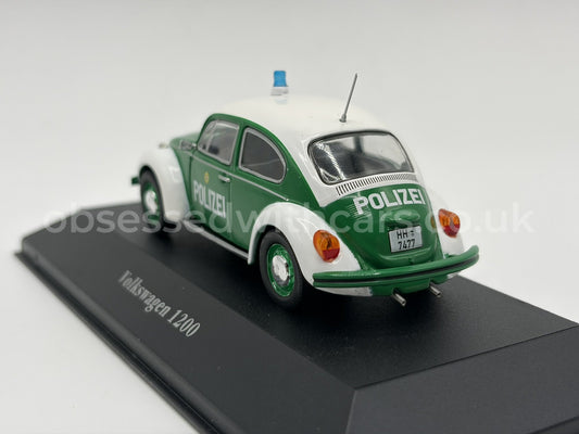 1/43 1977 Volkswagen Beetle 1200 - German Police / Polizei | Model Police Car