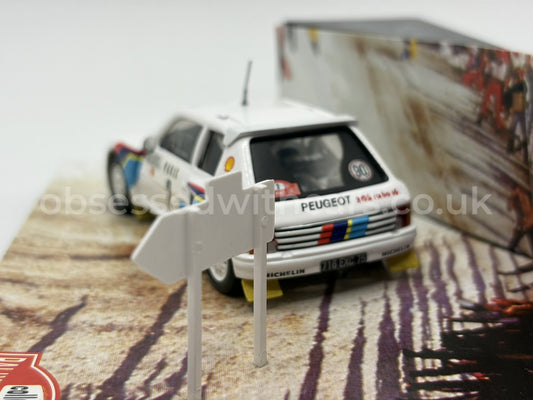 1/43 1985 Peugeot 205 T16 - Monte Carlo Rally - Vatanen / Harryman | Model Rally Car