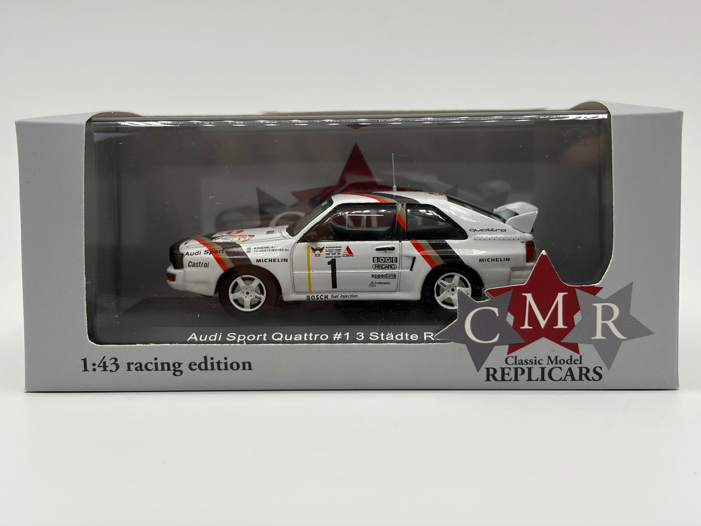 1/43 1984 Audi Sport Quattro - Stadte Rallye - Rohrl / Geistdorfer - CMR | Model Rally Car