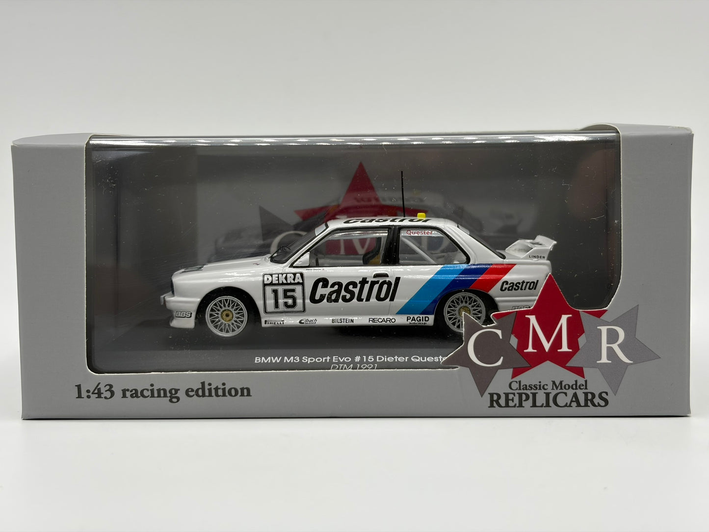 1/43 1991 BMW M3 Sport Evo - DTM - Dieter Quester - CMR | Model Car