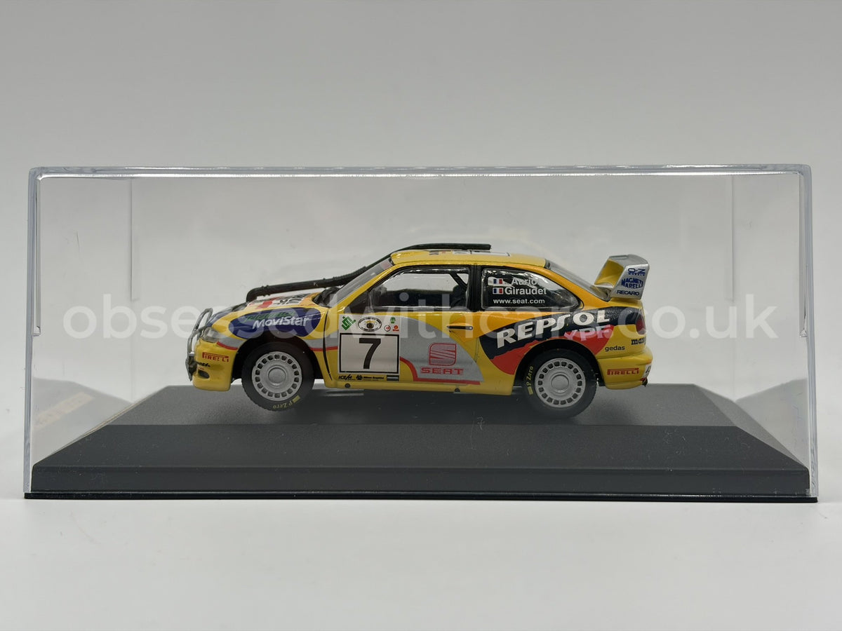1/43 2000 Seat Cordoba WRC - Safari Rally - Auriol / Giraudet | Model Rally Car