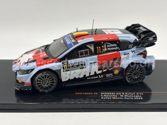 1/43 2026 Hyundai i20 N Rally1 - Rallye Monte Carlo- Neuville / Wydaeghe | Model Rally Car