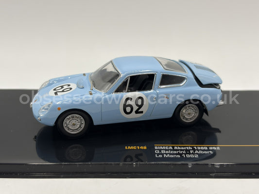 1/43 1962 Simca Abarth 1300 - Balzarini / Albert | Model Le Mans Car
