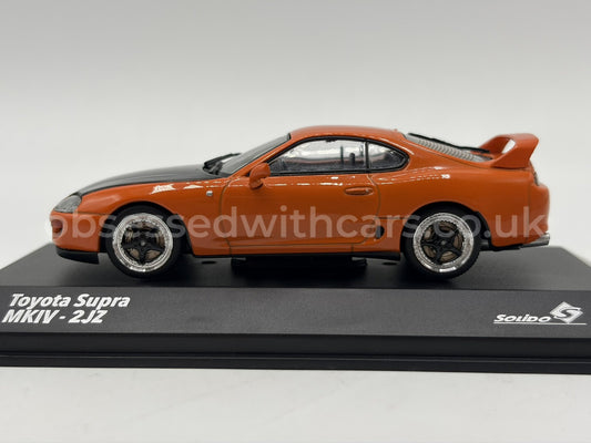 1/43 2001 Toyota Supra (MK4) - Orange - Solido | Model Car
