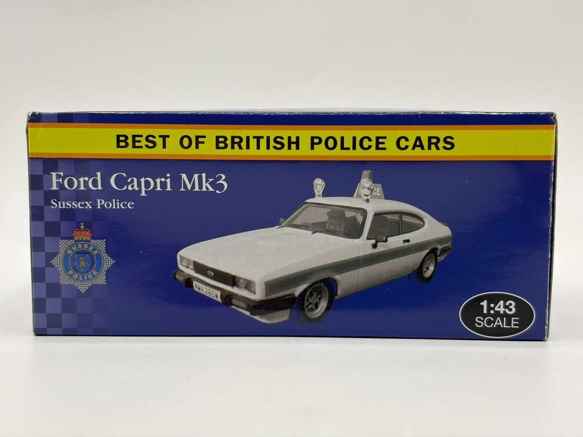 1/43 1980 Ford Capri Mk3 3.0S - Sussex Police | Model Police Car