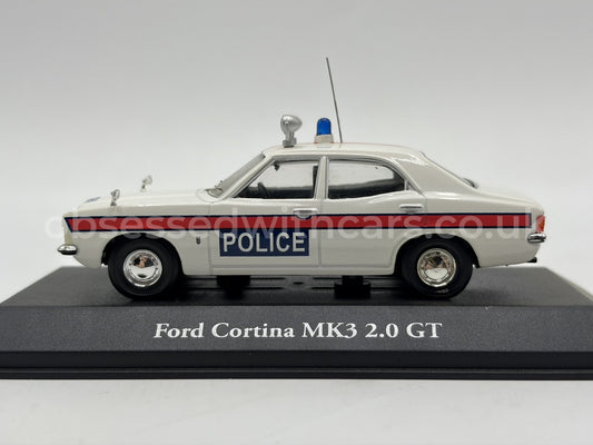 1/43 1971 Ford Cortina Mk3 2.0 GT - Essex Police | Model Police Car