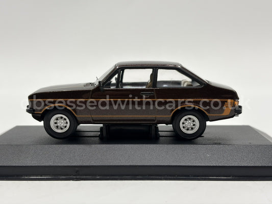 1/43 1979 Ford Escort Mk2 1600 Sport - Roman Bronze - Corgi Vanguards | Model Car