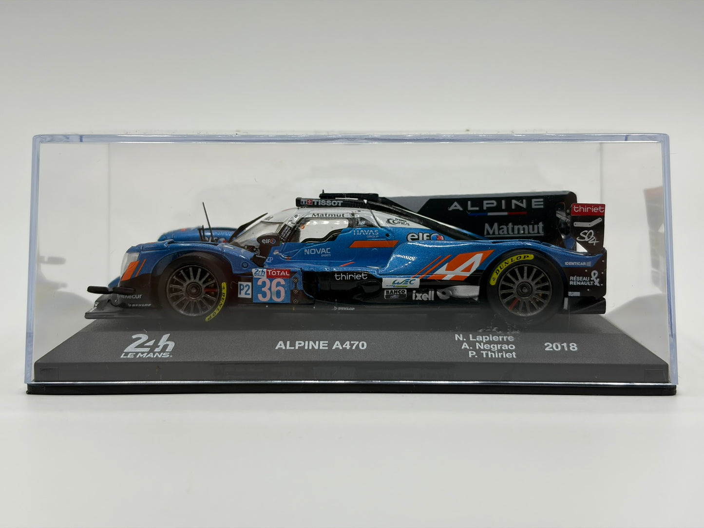 1/43 2018 Alpine A470 - Lapierre / Negrao / Thiriet | Model Le Mans Car