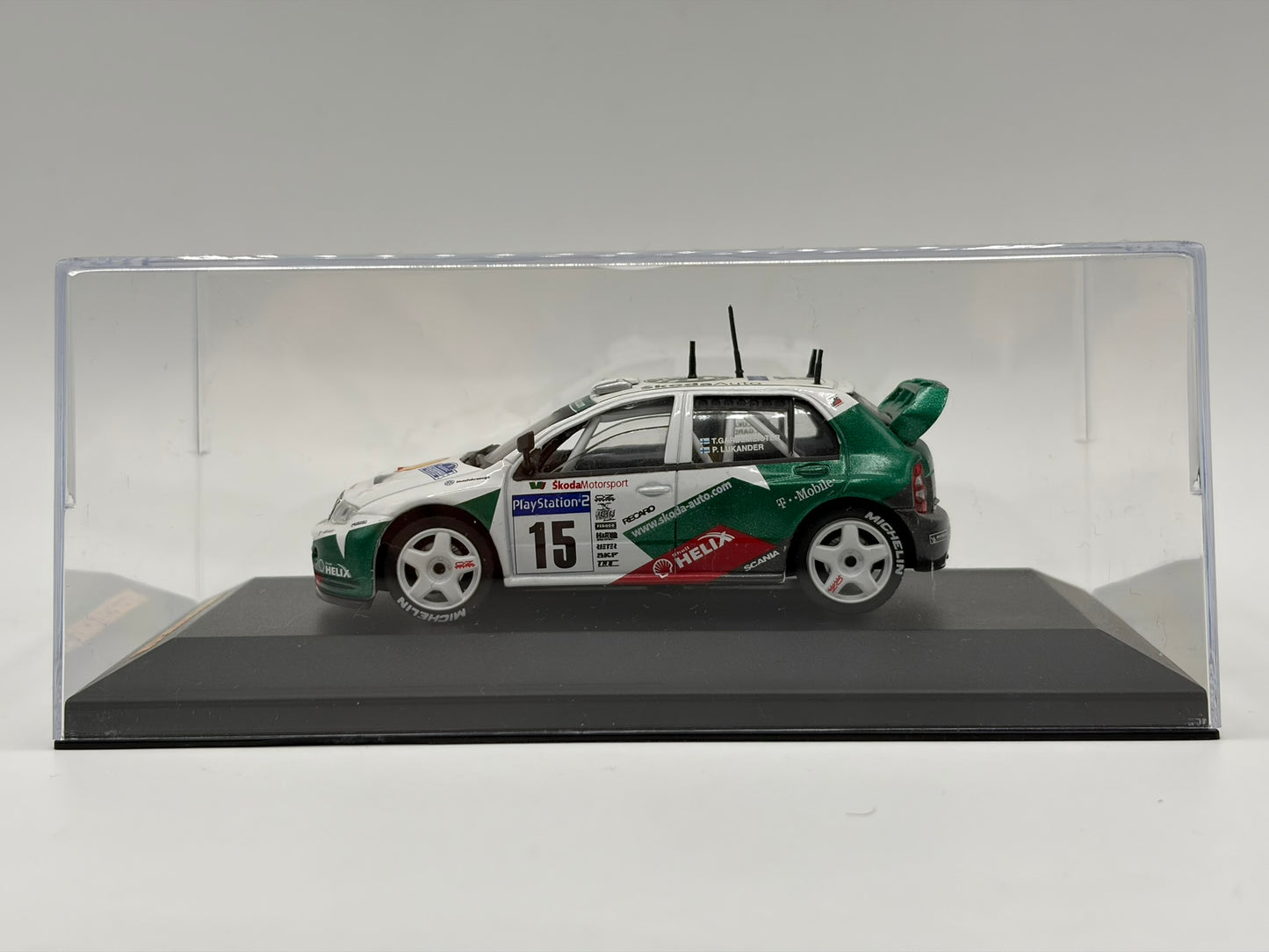 1/43 2003 Skoda Fabia WRC - Tour de Corse - Auriol / Giraudet | Model Rally Car