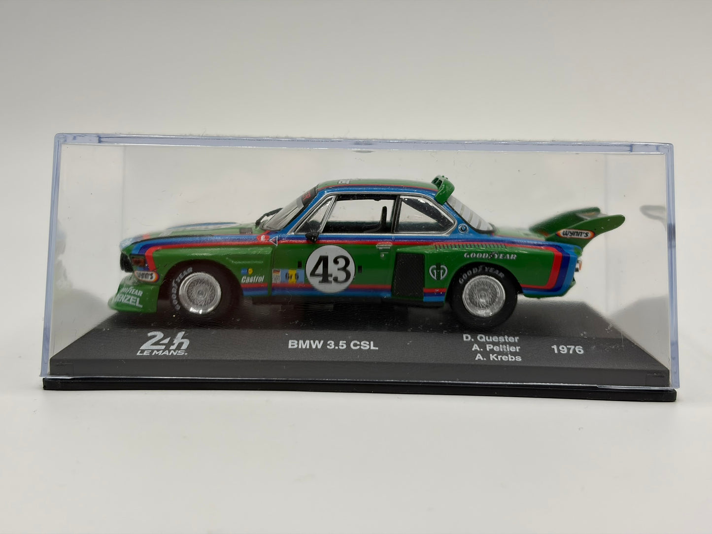 1/43 1976 BMW 3.5 CSL - Quester / Peltier | Krebs | Model Le Mans Car