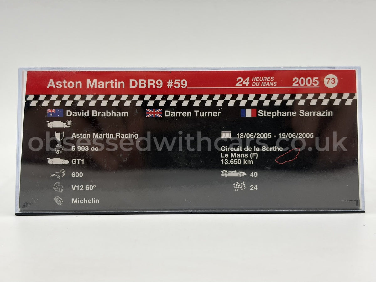 1/43 2005 Aston Martin DBR9 - Brabham / Sarrazin / Turner | Model Le Mans Car