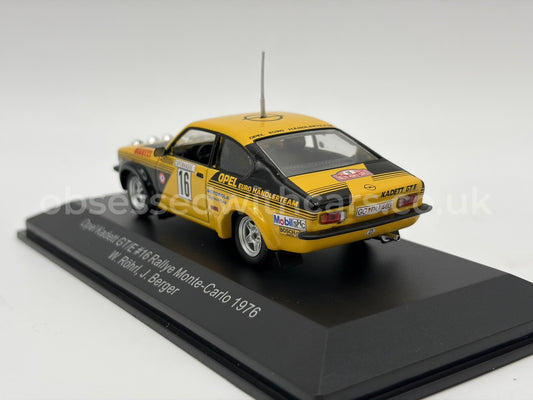 1/43 1976 Opel Kadett GT/E - Monte Carlo Rally - Rohrl / Berger - CMR | Model Rally Car