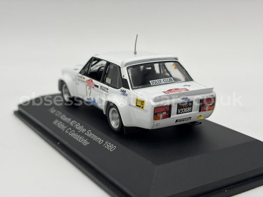 1/43 1980 Fiat 131 Abarth - Rallye Sanremo - Rohrl / Geistdorfer - CMR | Model Rally Car